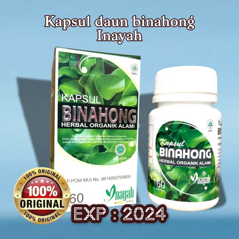 

Kapsul Ekstrak Daun Binahong 100%