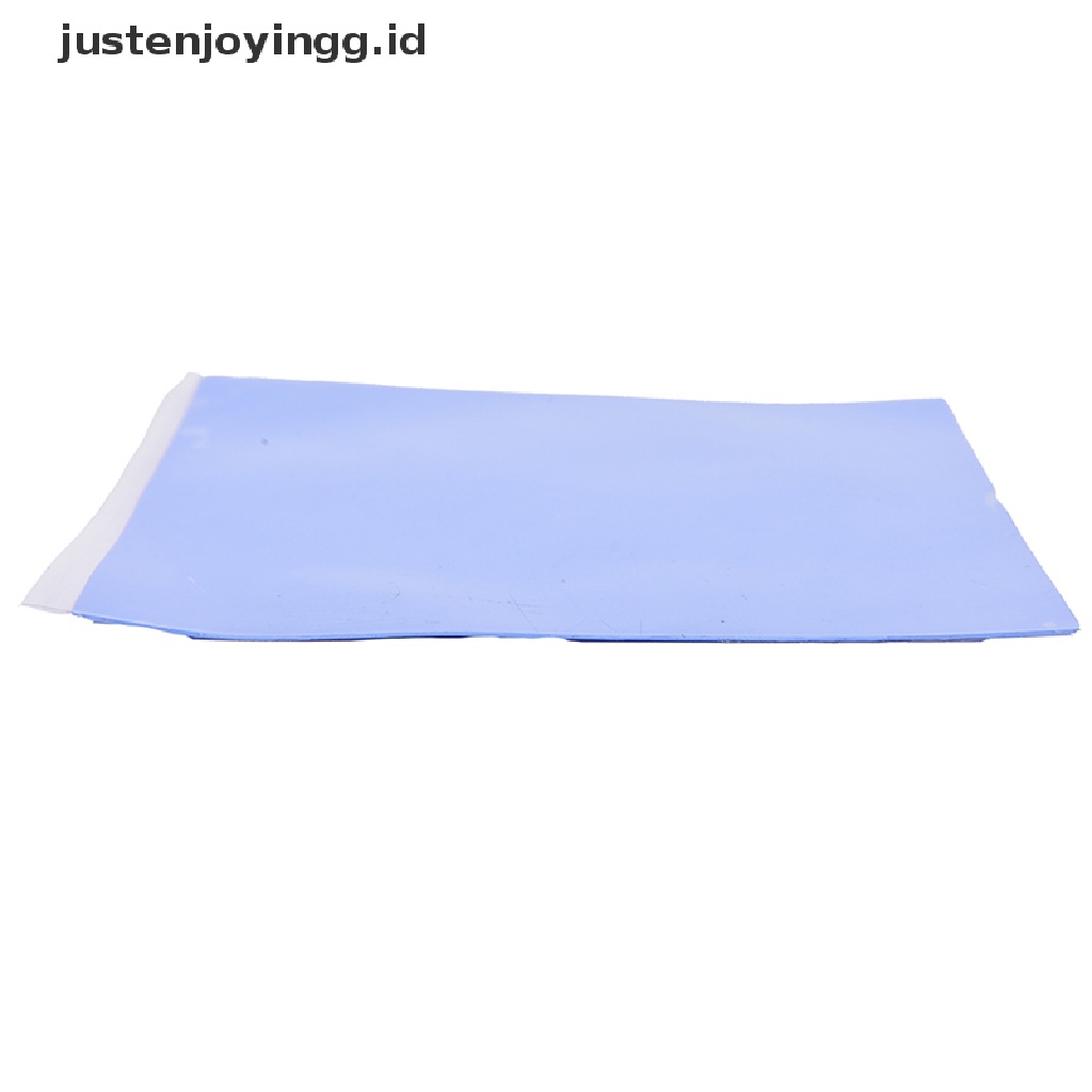 // justenjoyingg.id // Blue GPU CPU Heatsink Cooling Thermal Conductive Silicone Pad100mmx100mmx0.5mm  ~