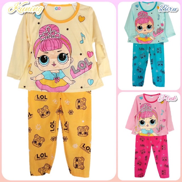 Baju tidur piyama lol surprise