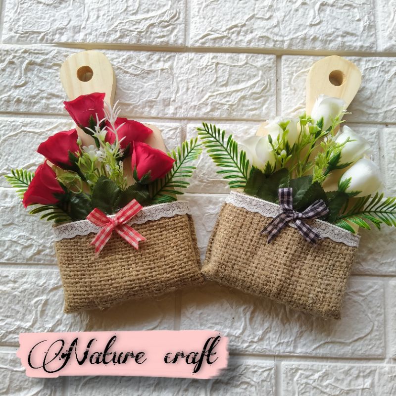 BUNGA HIASAN DINDING TELENAN MINI