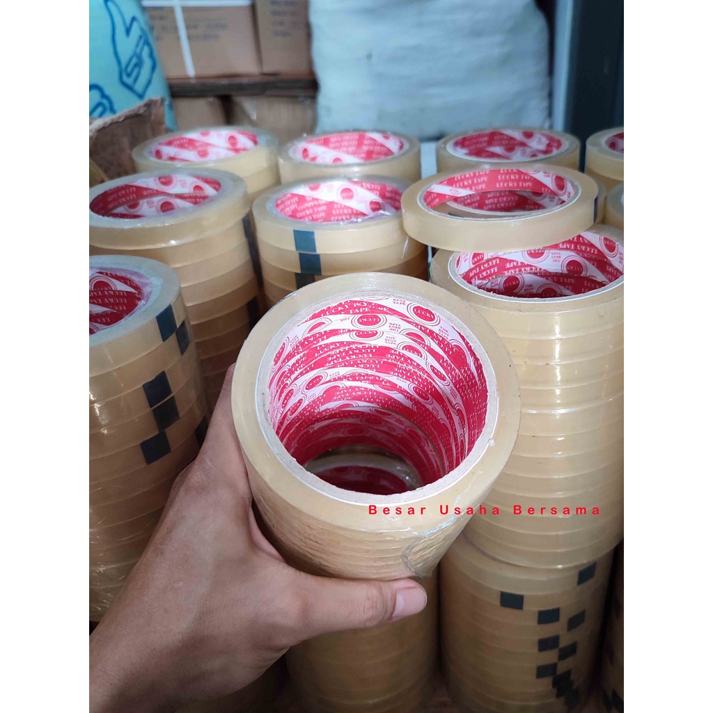 Lakban Selotip Kecil 1cm 1 cm / Packing / Sellotape