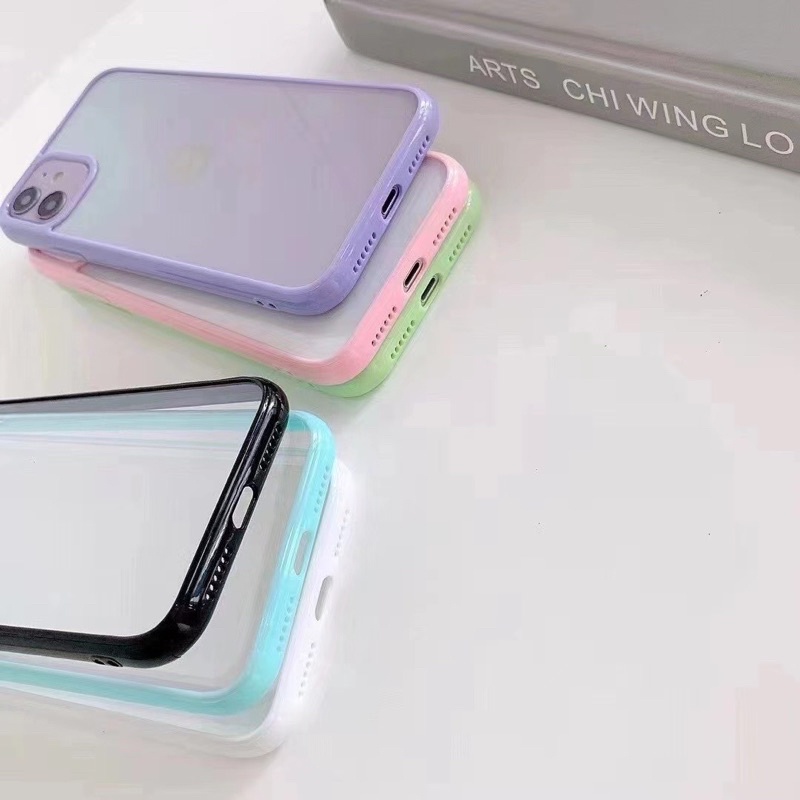 Case Antishock Iphone (BLACK, PINK, PURPLE, PINK, BLUE TOSCA)