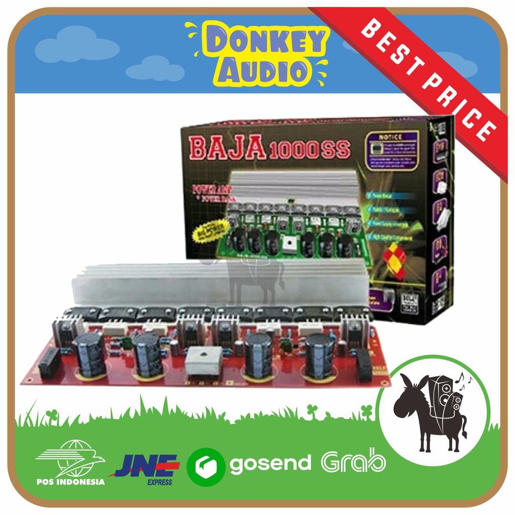 KIT POWER AMPLIFIER BAJA 1000W STEREO BELL BGR