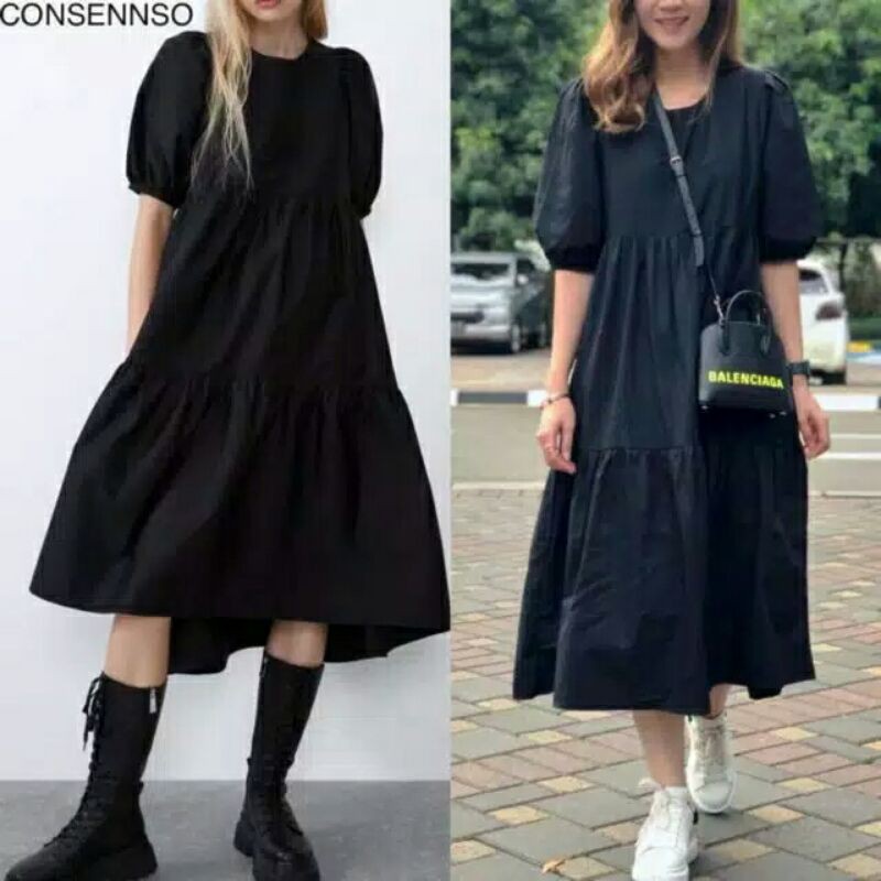 CONSENNSO POPLIN DRESS