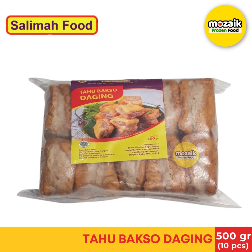 

Salimah Food Tahu Bakso Daging Frozen Mart Frozen Food Palembang 500 g