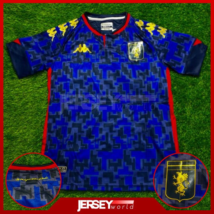 Jersey Genoa Third 3rd 2020-2021 PREMIUM GRADE ORI - Ada Big Size XXL 2XL