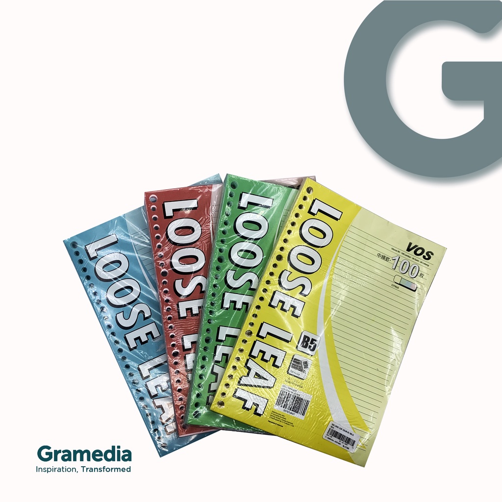 

Gramedia Pontianak - Vos Loose Leaf Colors B5 100