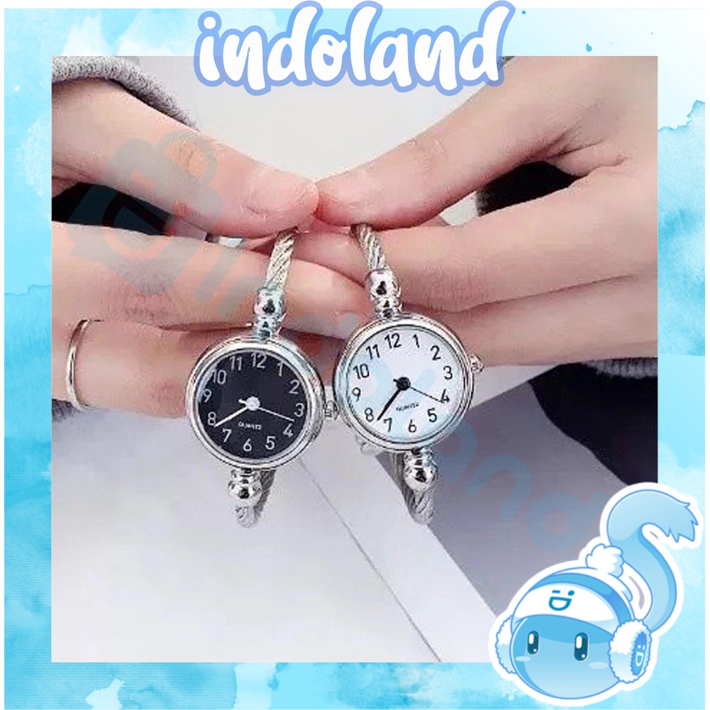 ☀ INDOLAND ☀ Simple Casual Women Watch Gelang Jam Tangan Wanita/Jam Tangan Rantai Wanita Kecil Casual JT039