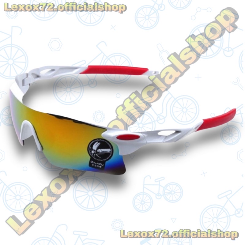 kacamata sepeda MTB  roadbike dengan lensa mercury - murah &amp; tebal