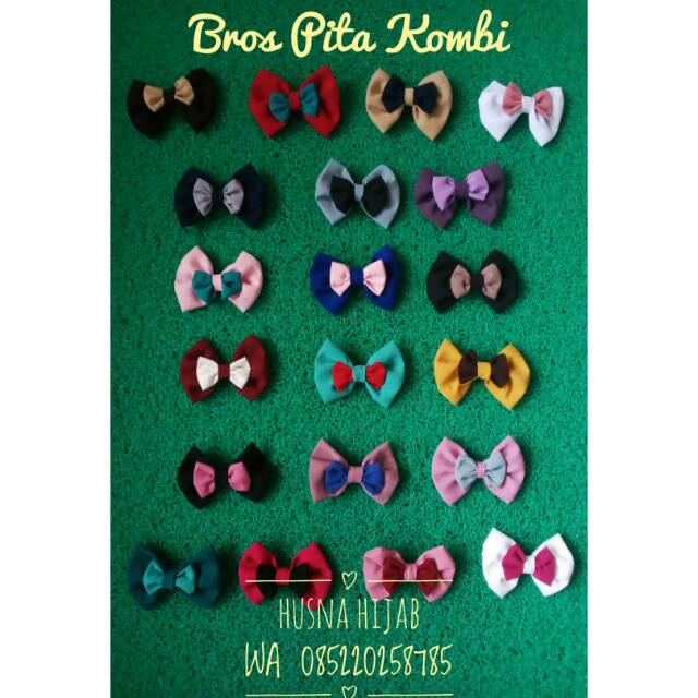 [HUSNA HIJAB] Bros Pita Kombi Ecer / Bros Pita Kombi Wolfis / Bros Murah