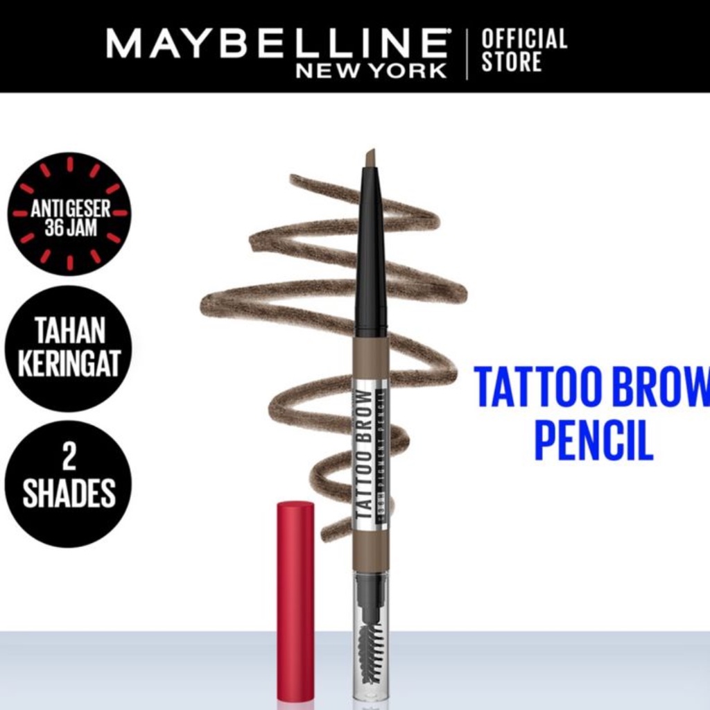 MAYBELLINE TATTO BROW 36H PIGMENT  PENCIL