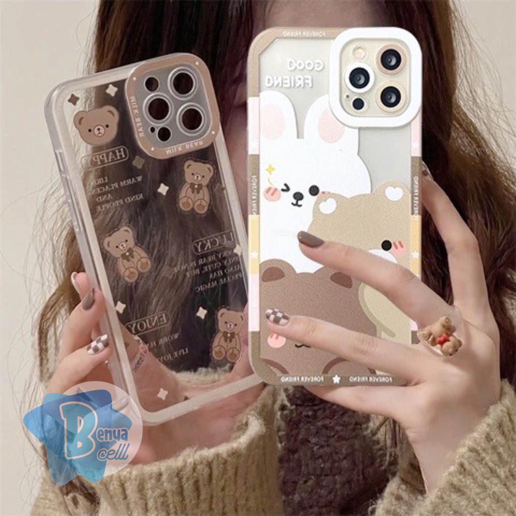 SS103 SOFTCASE TPU ANTI JATUH DESAIN BONEKA BERUANG FOR OPPO A5i A5 2025 A5X A3X A3 X3 A6 PRO INDO A