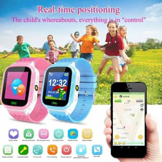 SMARTWATCH ANAK ANTI AIR CANGGIH JAM HP BISA TELPONAN JAM GPS PELACAK LOKASI ANAK