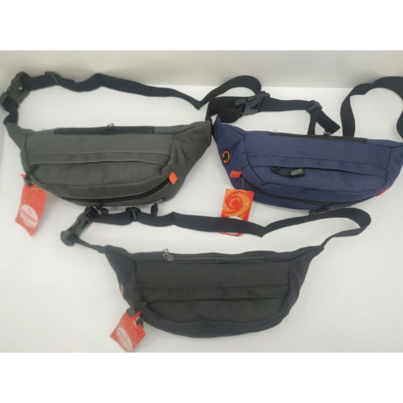 Tas Waist Bag Pria Copper Kanvas denim