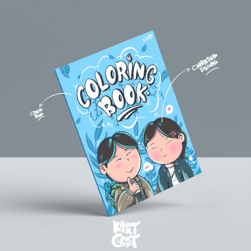 

COLORING BOOK ED.01 Buku mewarni Colaboration.