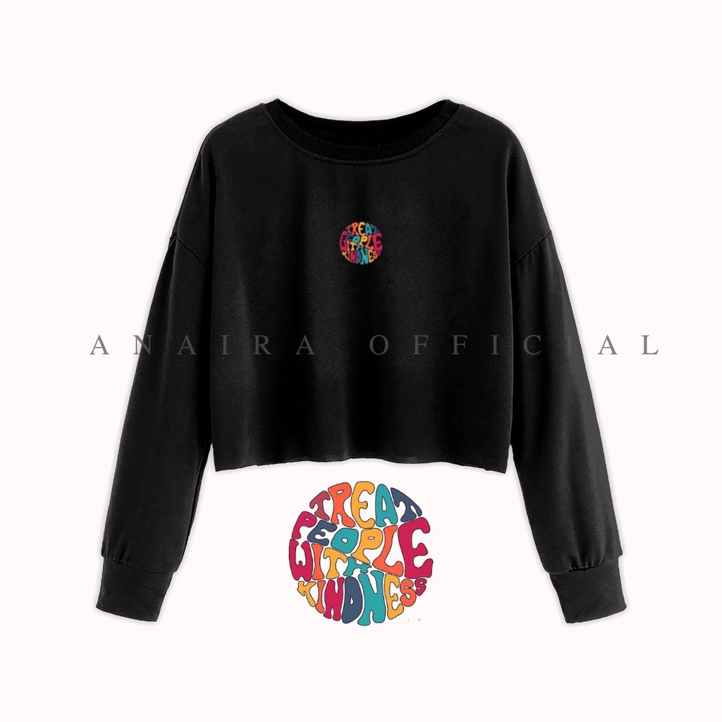 SWEATER CROP TREAT PEOPLE ANAIRAOFFICIAL