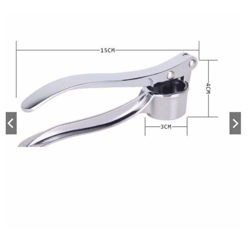 Alat Pencacah Penghancur Bawang Garlic Press Stainless Steel