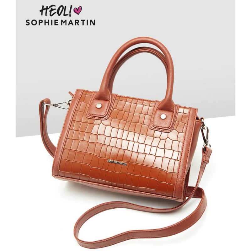 Tas HEOL TOTE BROWN by SOPHIE MARTIN PARIS