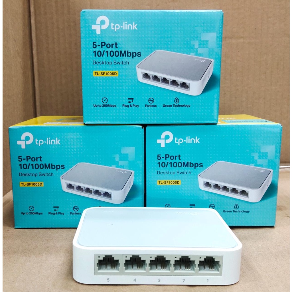 SWITCH HUB TP-LINK TL-SF1005D 5PORT 10/100MBPS NETWORK LAN