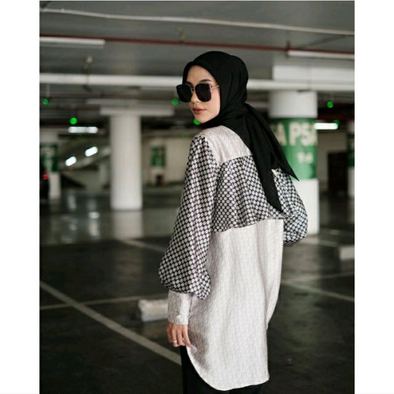 mono shirt vanilla hijab