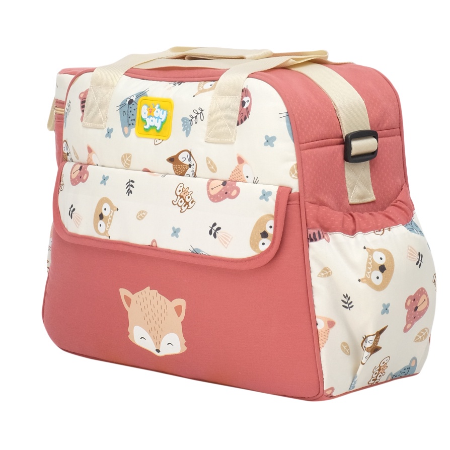 Baby Joy Tas Bayi Besar + Tabung Botol Susu Little Forest Series - BJT 1046