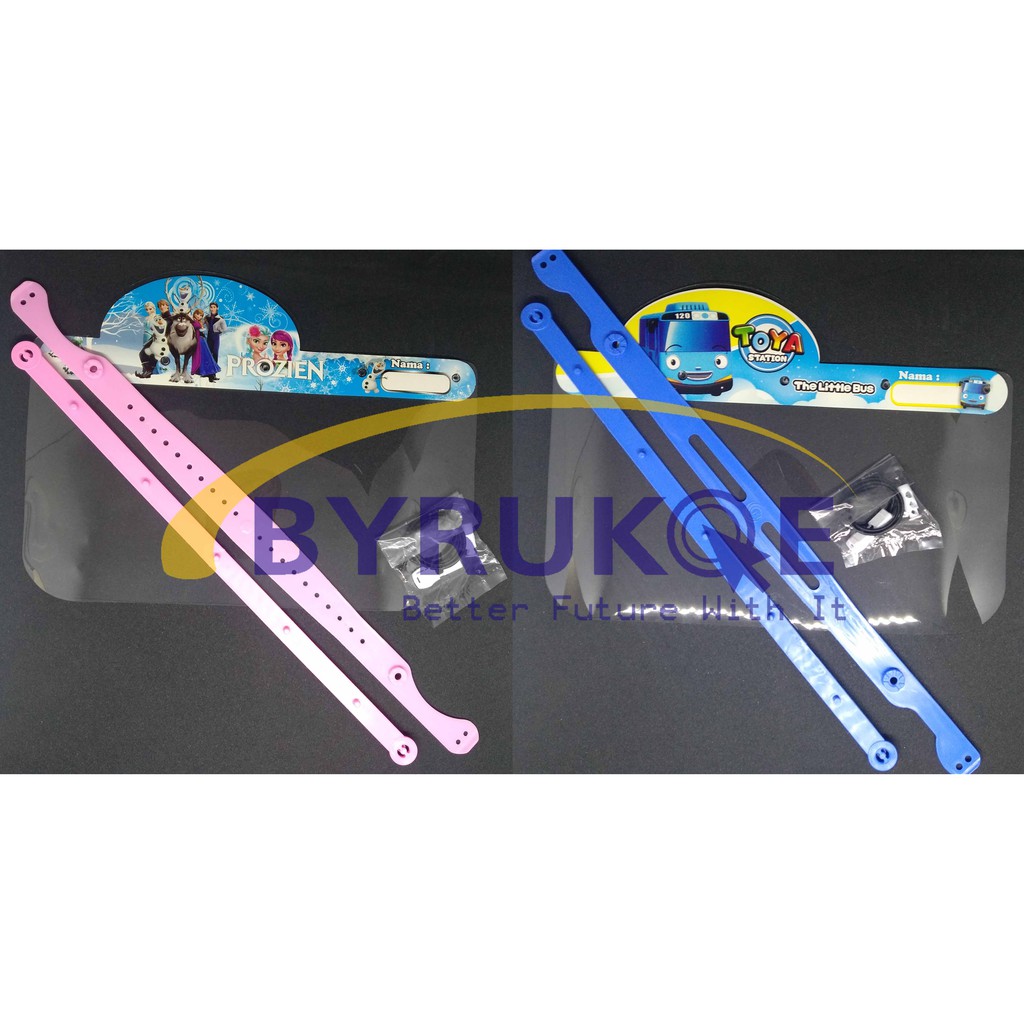 Face shield Anak/ Faceshield Buka Tutup Anak/ Faceshield Lucu Anak