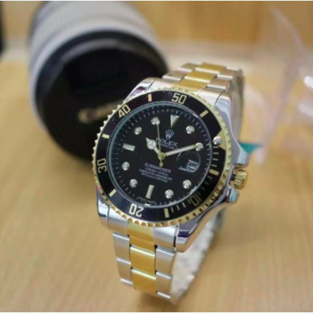 BAJ jam tangan FASHION elegan pria Rolex submariner model abadi // RX015