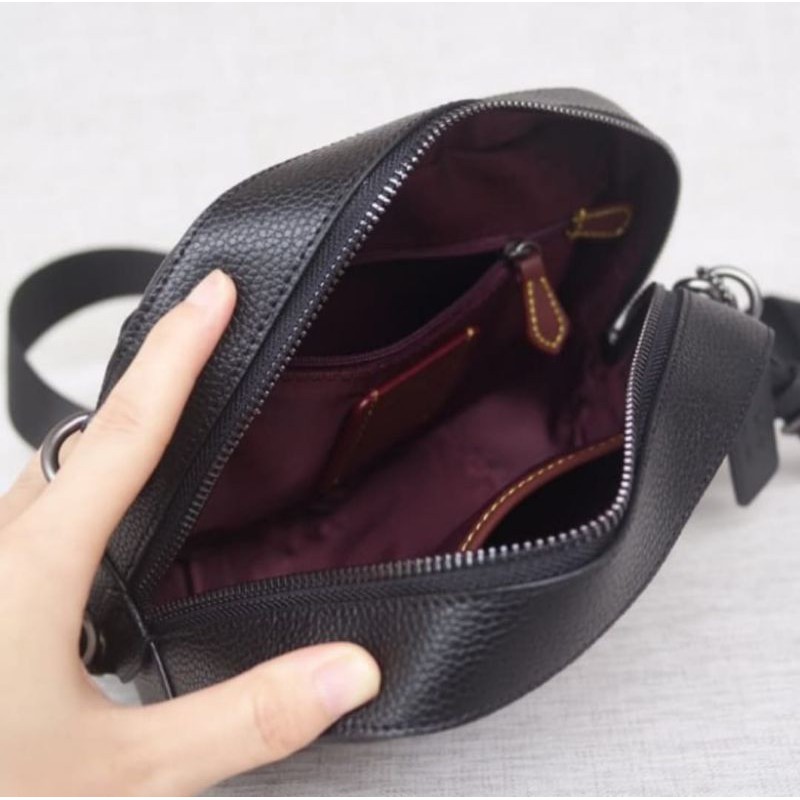Tas Selempang Coach Dino Signature Crossbody Bag Original