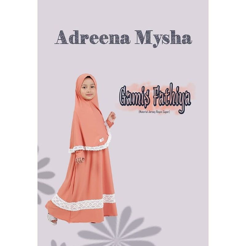 Gamis Fathiya Size 3-6 Tahun / Gamis Anak