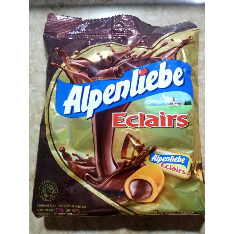 

permen coklat alpenliebe eclair rasa coklat