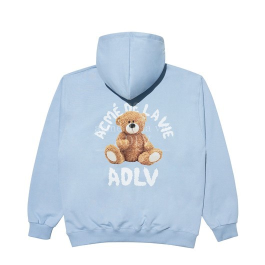 ADLV Teddy Bear Hoodie Sky Blue 100% Authentic