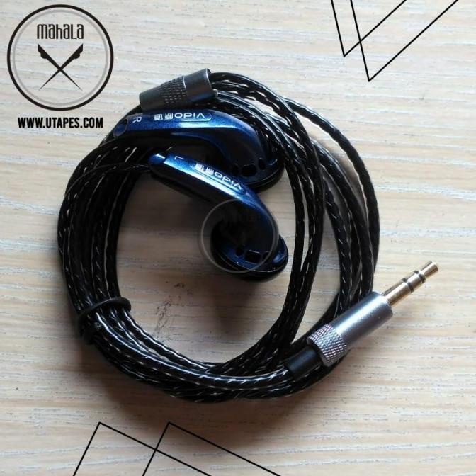 DIY Earbud Vido Recable Silver Coated Copper Cable (Non-Mic)