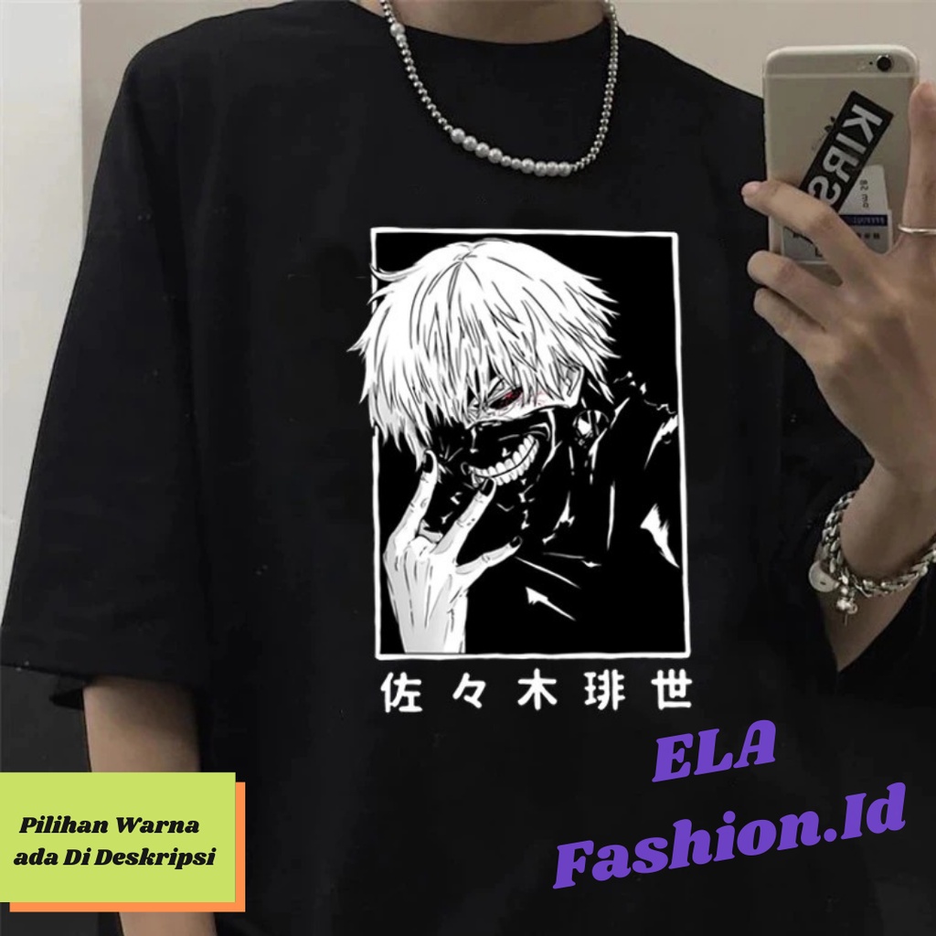 Kaos Anime Manga Tokyo Ghoul Kaneki Ken Eyes Japanese Anime tshirt