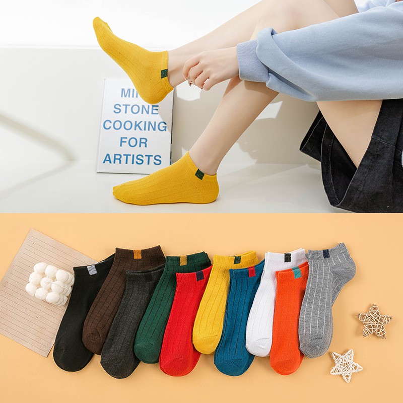 AliMaMa - KAOS KAKI LIST - Kaus Kaki Wanita Pria Unisex Mata Kaki Ankle Sock Socks Murah Medan