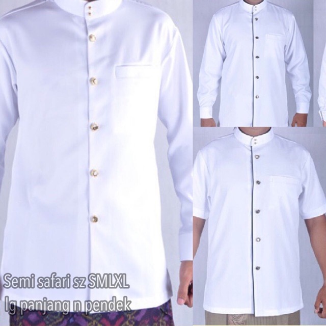 Baju Safari Putih Shopee Indonesia