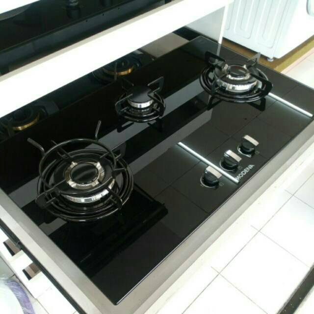 Kompor Tanam Modena 3 Tungku BH0935 | Kompor Modena BH 0935
