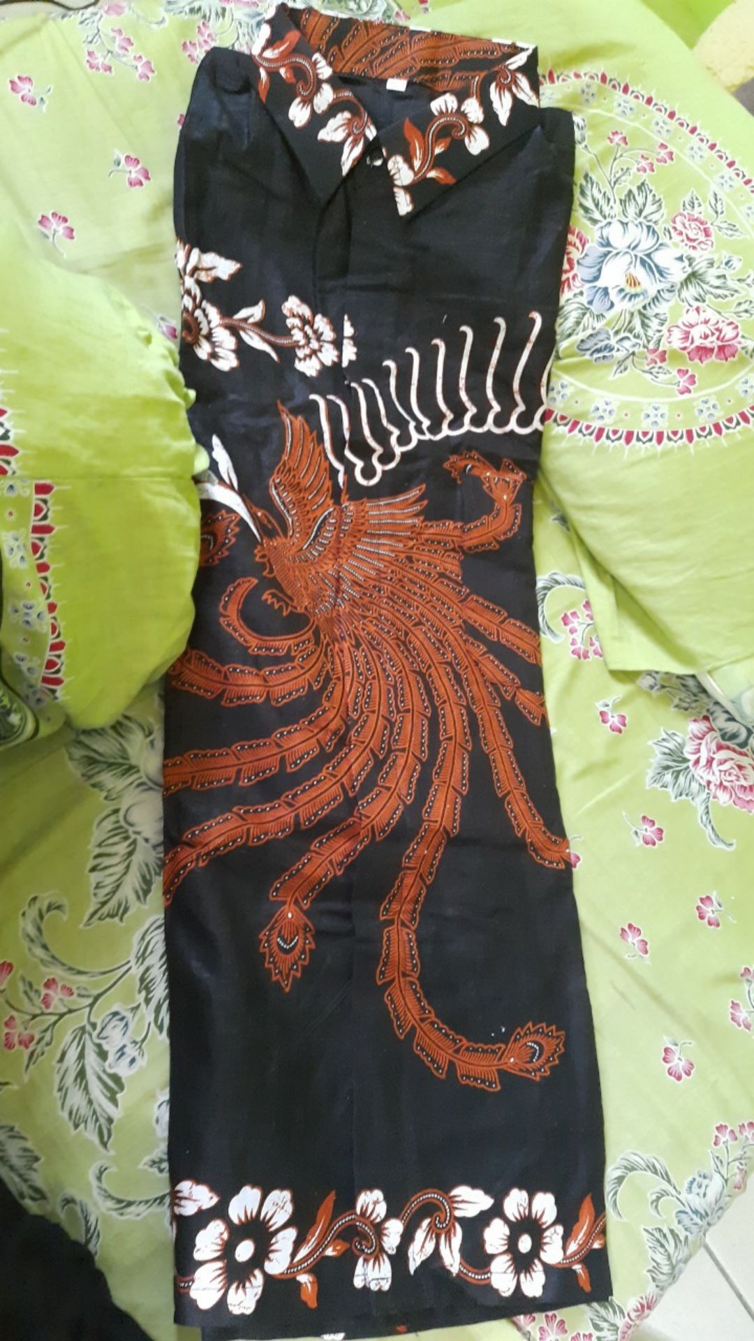 Batik Pekalongan Couple Gamis Batik Ahy Ukuran S-jumbo