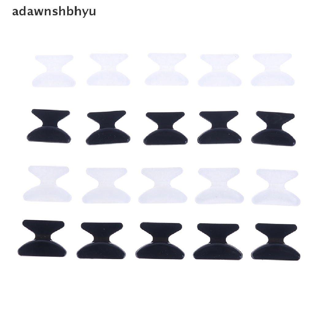Adawnshbhyu 5pasang Kacamata Silikon non-slip Bantalan Hidung Kacamata nose pad Aksesoris