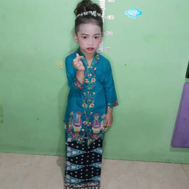 Kebaya anak bordir/kebaya ondel2 anak