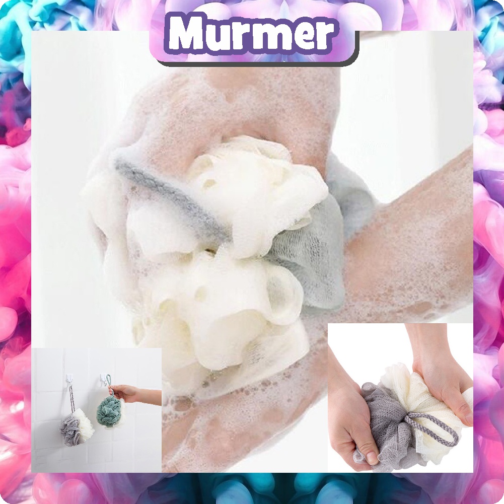 Murmerofficial Spons Mandi Puff Mandi / Shower Puff Bath Ball Spon Mandi Tebal Lembut Halus R599