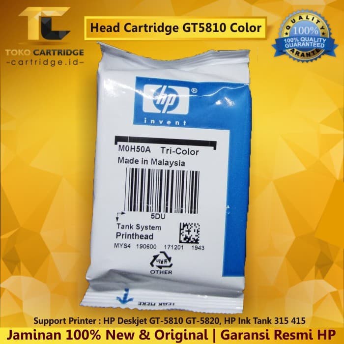 Cartridge Tinta Printer HP 115 315 415 Color ORI Printhead GT5810 GT5820 Tri-colour Catridge Katrid