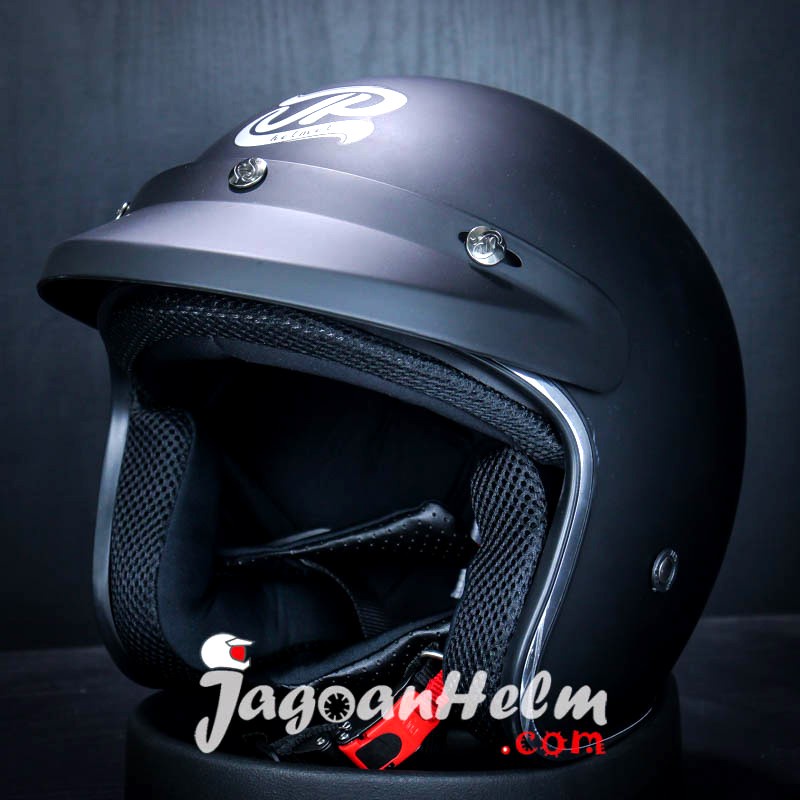 JPX HELM JP RETRO NEW BIGIE | BLACK DOFF | BOGO