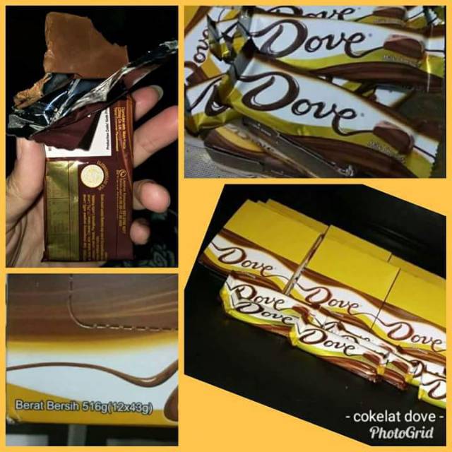 

Dove milk chocolate persedian banyak ex: 2019
