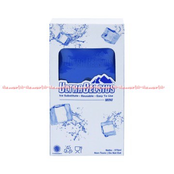 Ultra Celcius Ice Substute Reusable Blue Ice Gel Pendingin Makanan 375mL