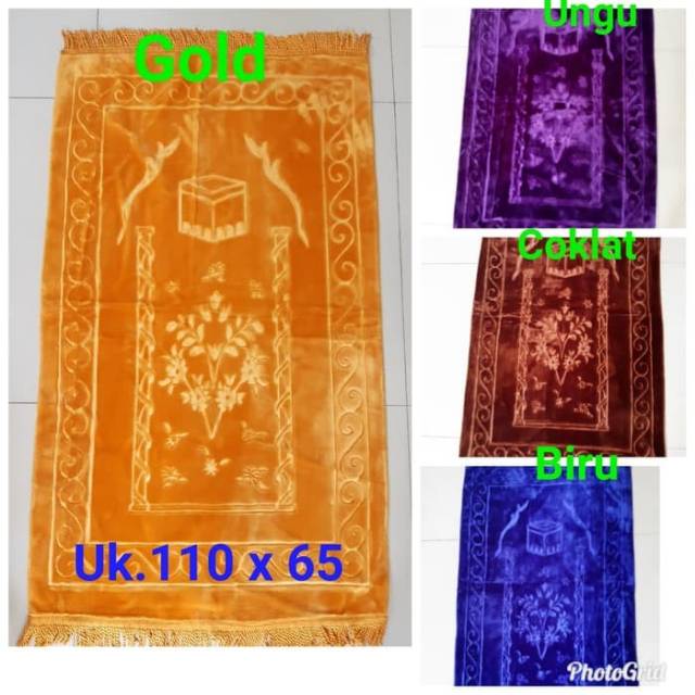 Sajadah Polos - Sajadah Timbul - Sajadah Bludru - Sajadah Sholat bludru