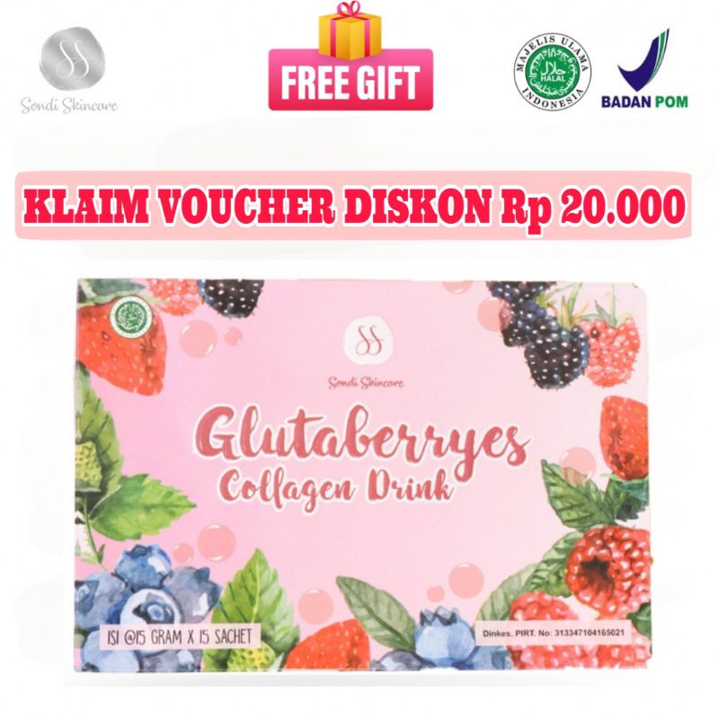 (ORIGINAL) SONDI GLUTABERRYES COLLAGEN DRINK - SONDISHOP