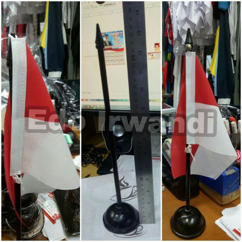 

[Jambor] Satu Pasang Bendera Peradi Terbaru Dan Bendera Meja Merah Putih Berkualitas