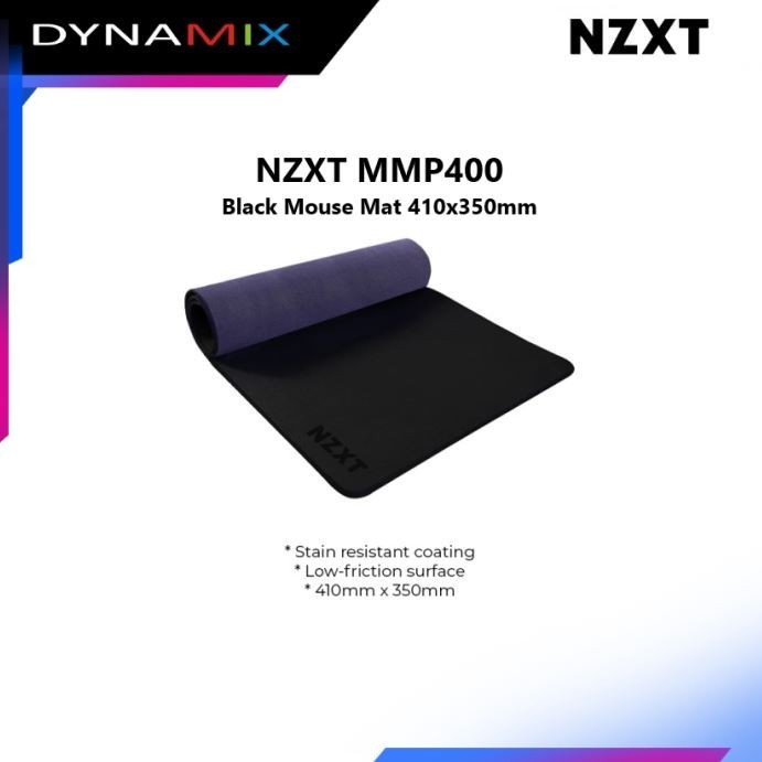 NZXT Mouse Mat MMP400 Black- Small - MM-SMSSP-BL | Mouse Pad Lebar