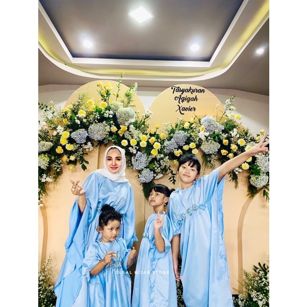 Kaftan LUX Anak &amp; MOMMY By Adelus / Kaftan kids Pesta By Adelus