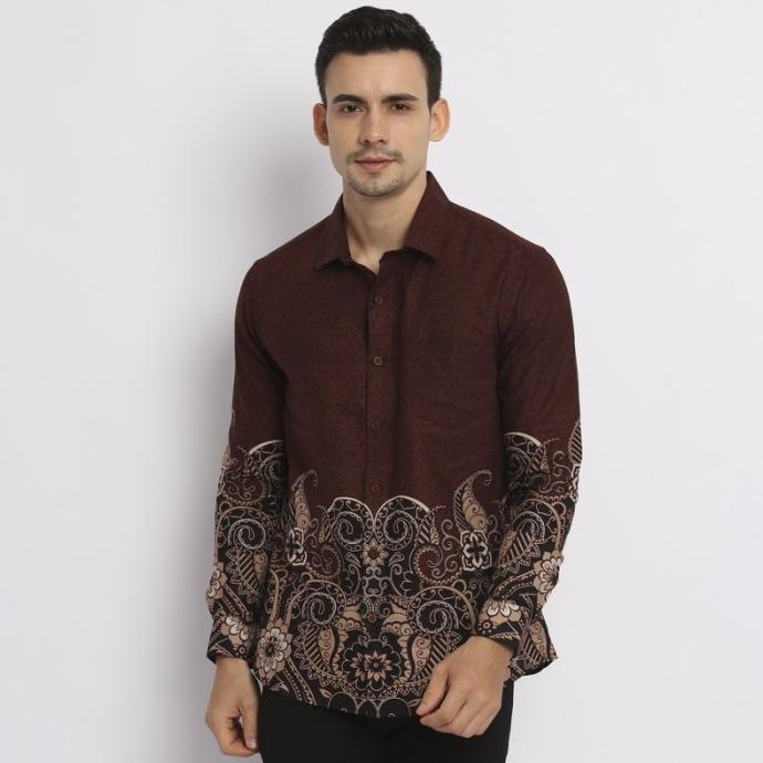 Maginot Kemeja Batik 3.0 Fusena-LS Lengan Panjang Pria